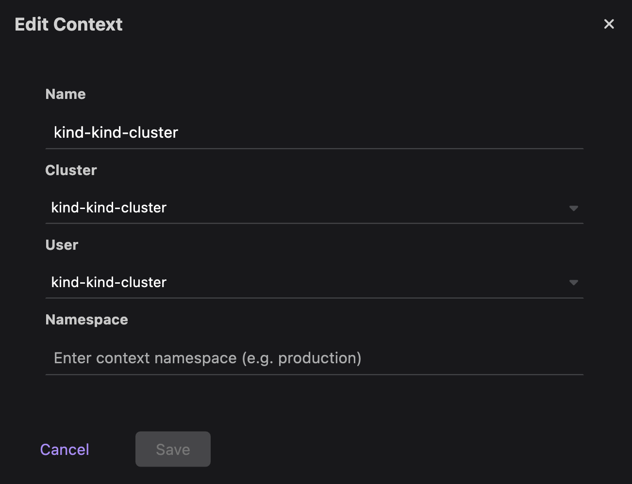 edit context window
