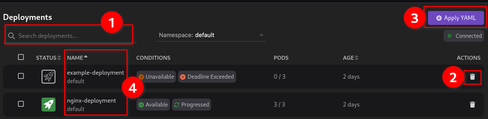 object actions